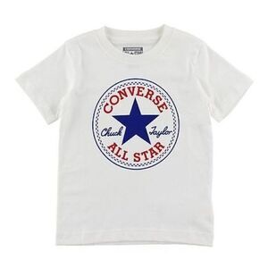CONVERSE Kids Youth Chuck Taylor All Star White T Shirt 5-6 yr